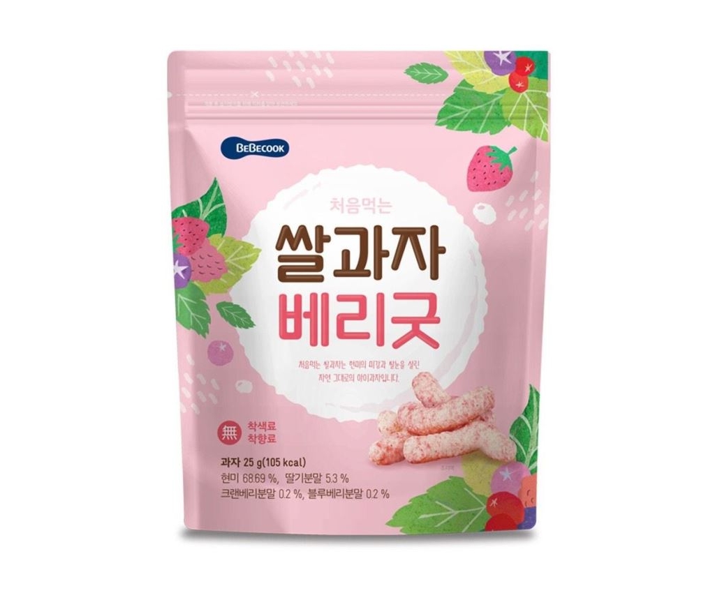 Rice Snack Berries Flavor 25g (Suitable for 12 months or above)